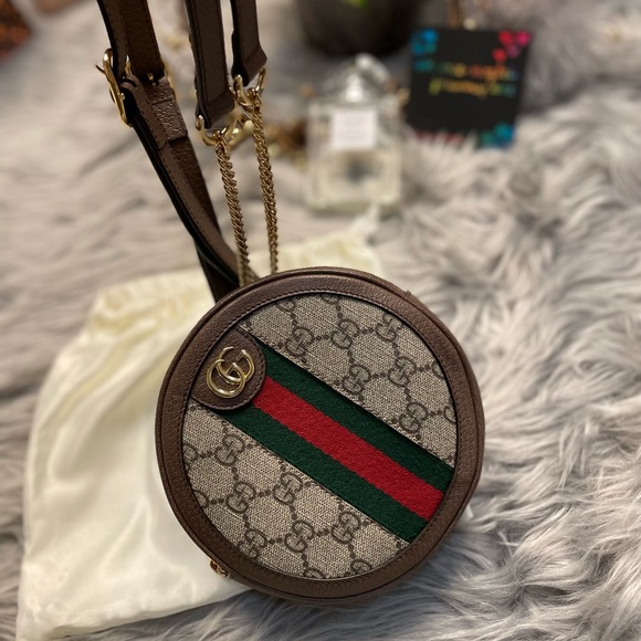 🌹SOLd on IG🌹Gucci Ophidia Mini round backpack - Picture 14 of 16